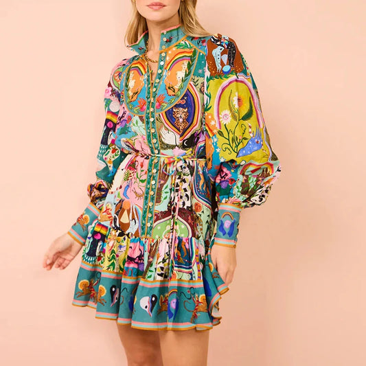 Madison | Colorful Mini Dress