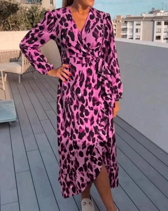 Elodie | Luxe Leopard Dress