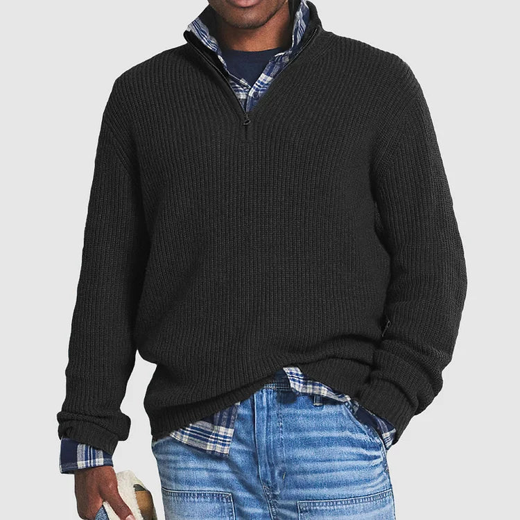 Oliver | Cashmere Casual Zip Sweater
