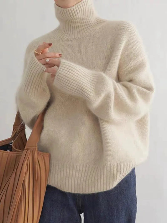 Caitlin | Turtleneck Cashmere Sweater