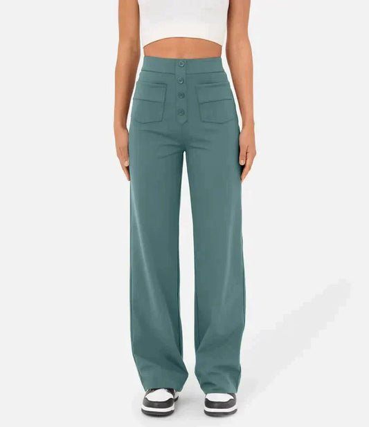 Darcy | High-waisted Elastic Leisure Trousers