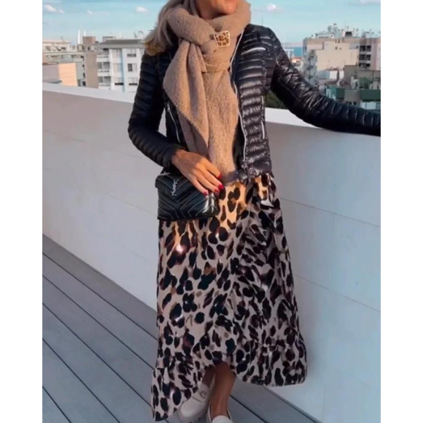 Elodie | Luxe Leopard Dress